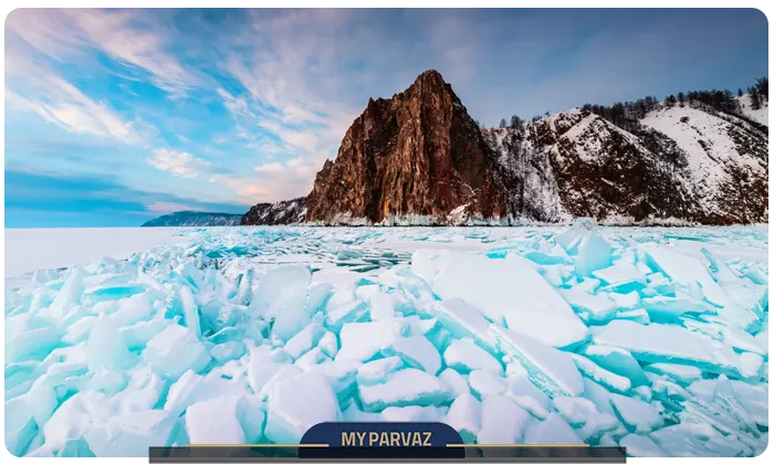 پدیده یخ زدگی در دریاچه بایکال